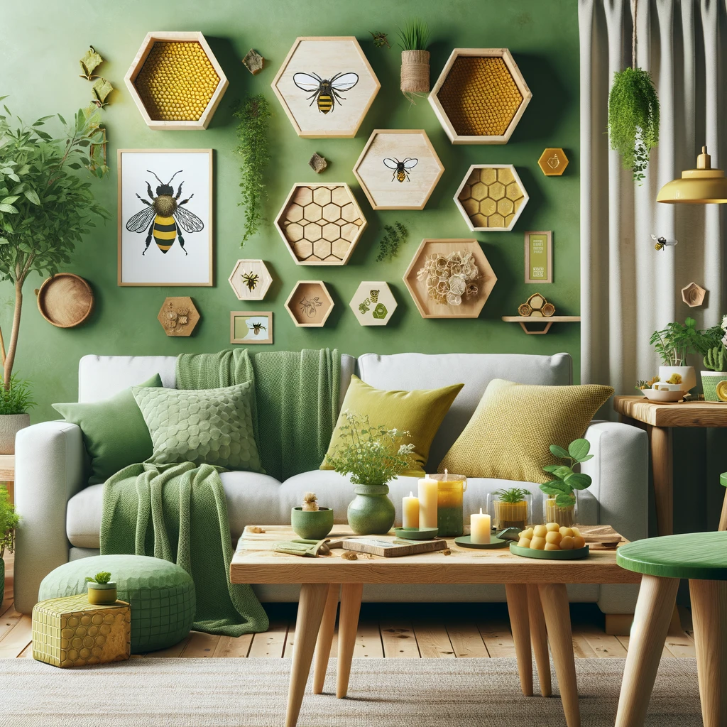 Assorted eco-friendly products from the Green Living Essentials collection, including reusable kitchenware, biodegradable items, and sustainable personal care products, arranged to inspire a sustainable lifestyle.