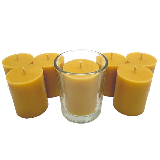 Pure Beeswax Votive Candles