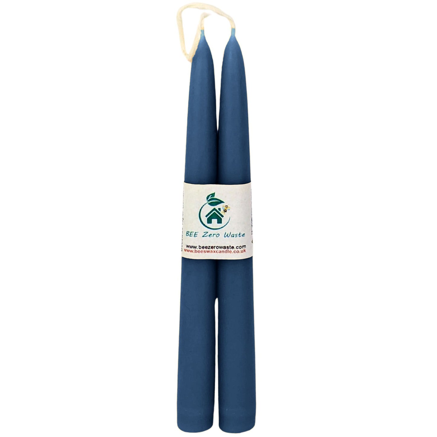 Hand-Dipped Beeswax Taper Candles - Pair (2 Candles)