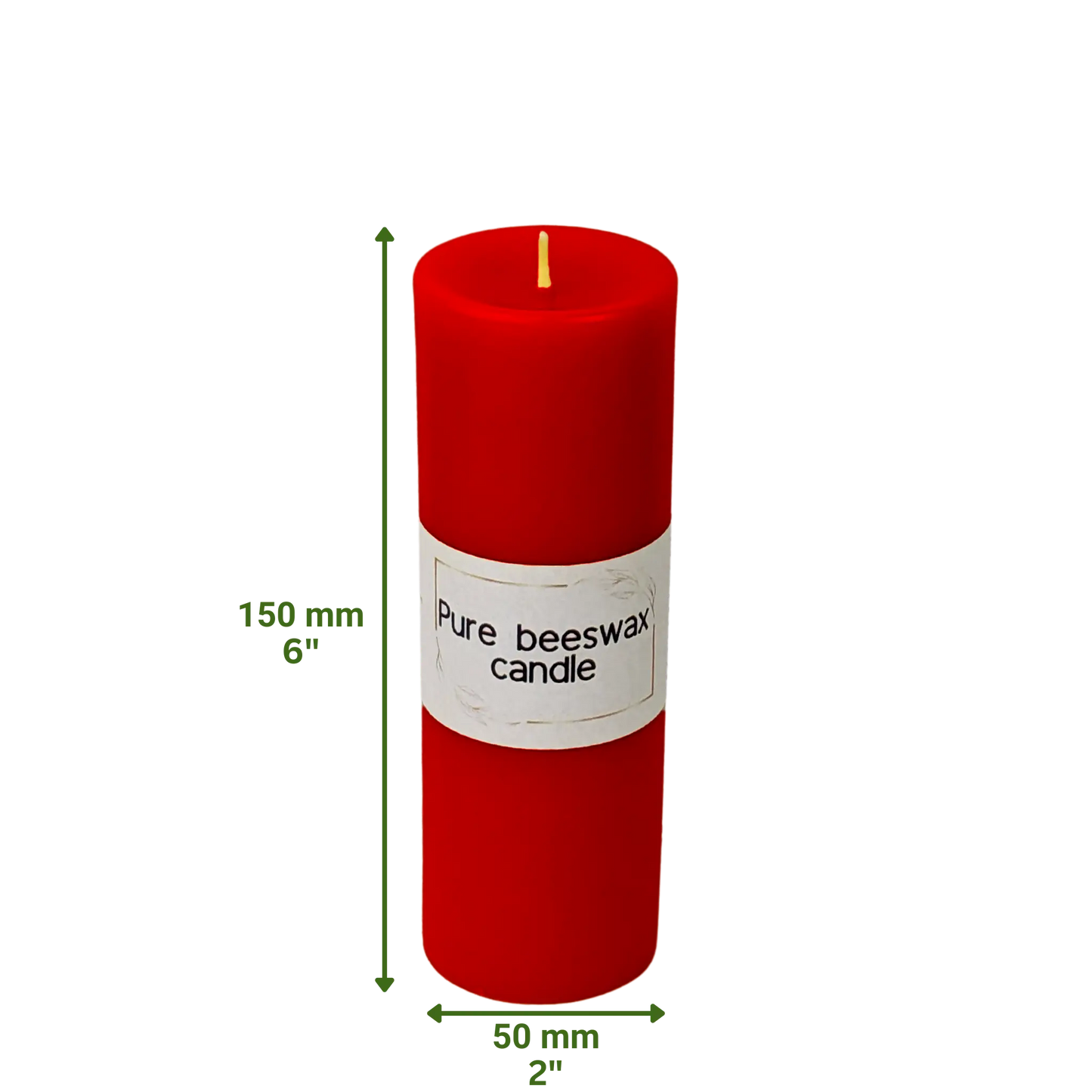 Handcrafted red pillar candles for a luxurious ambiance, perfect for elegant decoration.