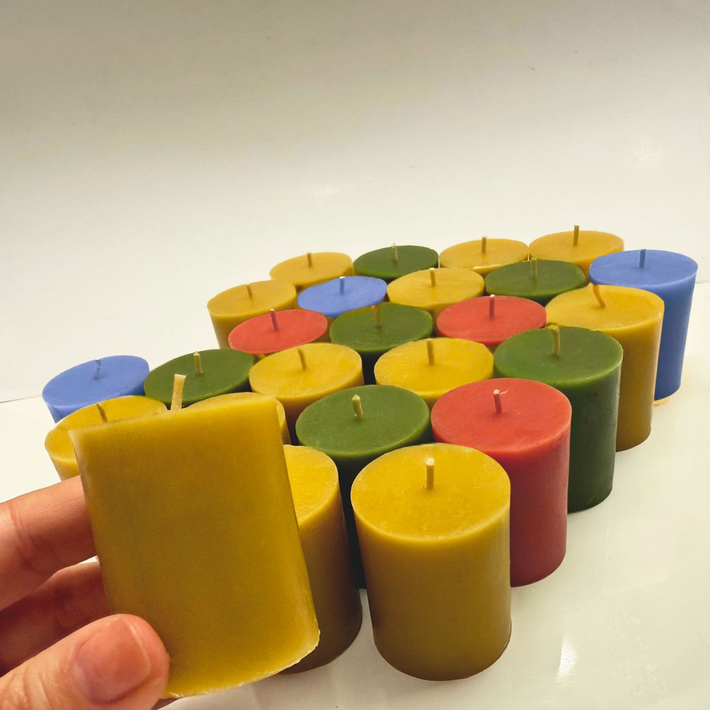 Pure Beeswax Votive Candles