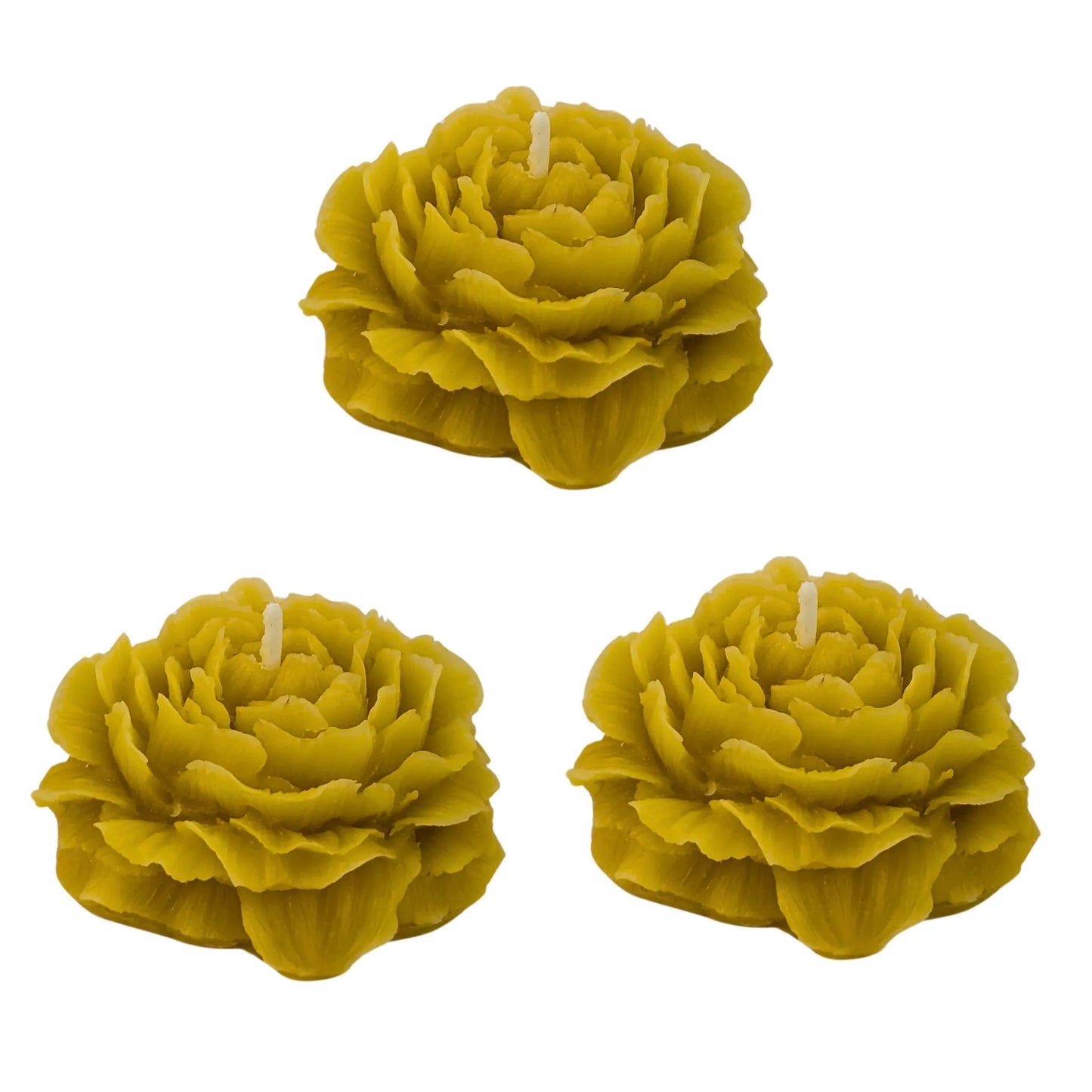 Peony Flower Candle