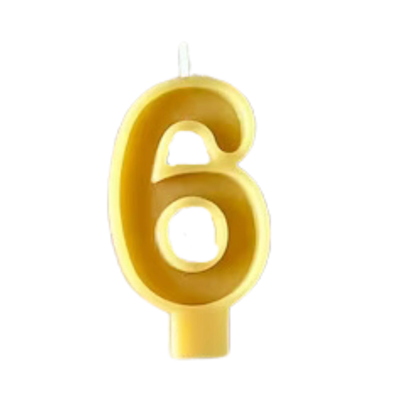 Beeswax Number Candles Purify the Air While Illuminating Special Moments