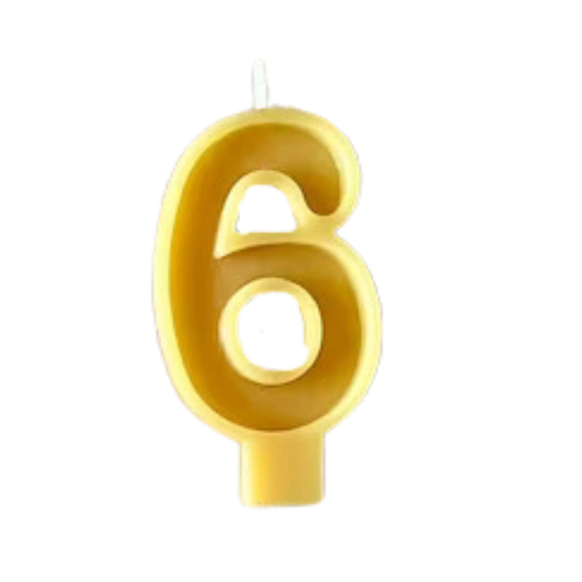 Beeswax Number Candles Purify the Air While Illuminating Special Moments