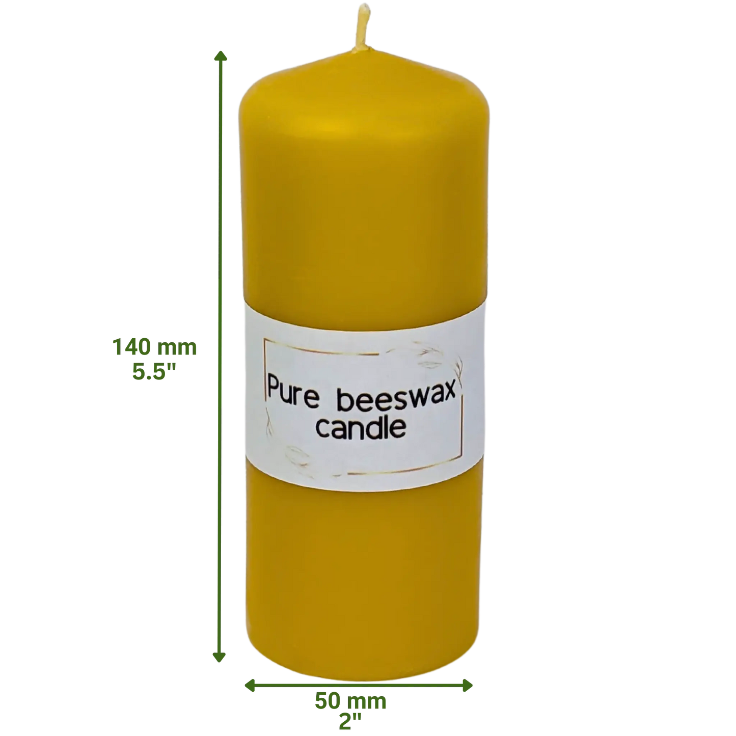 Pure Beeswax Church Pillar