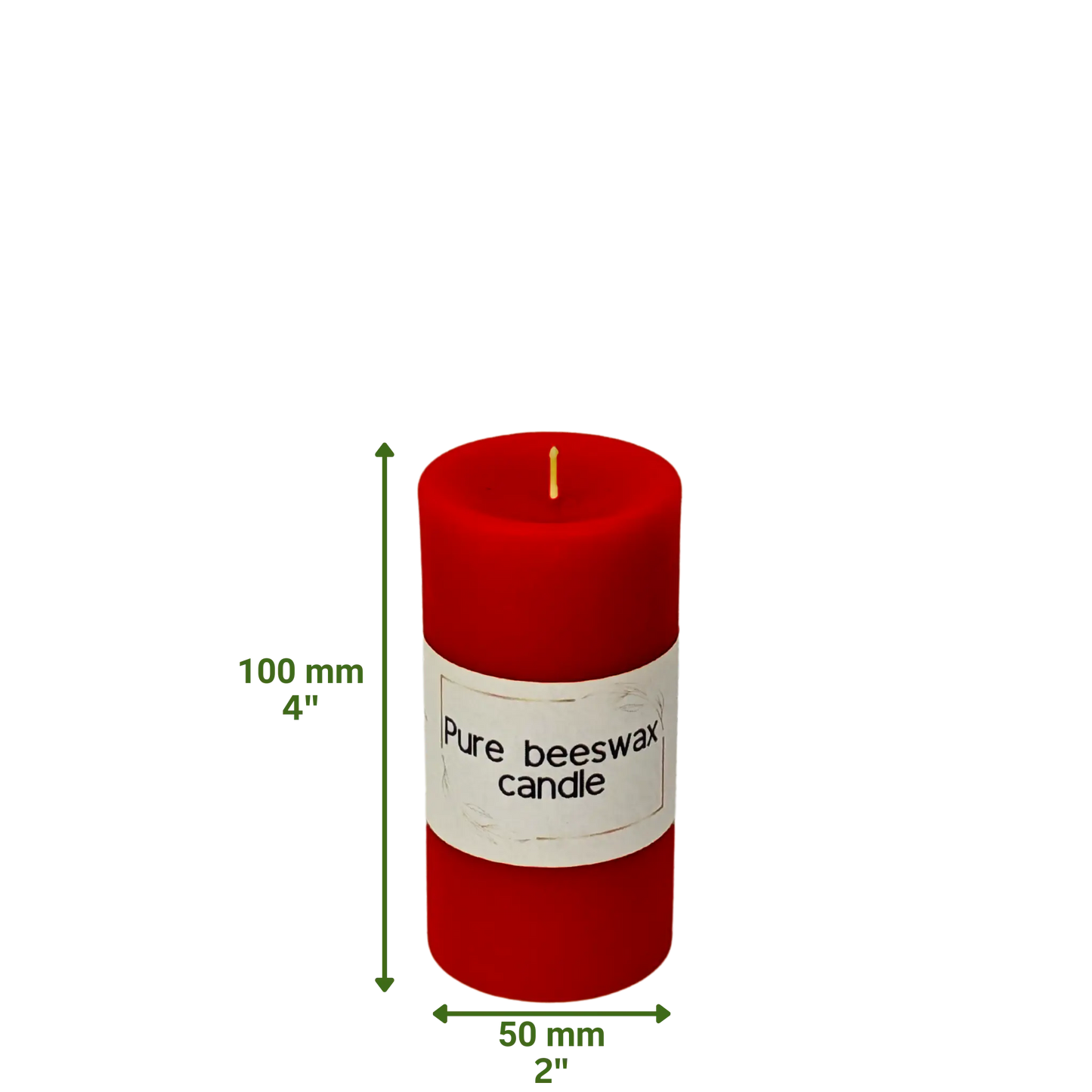 Premium wax red pillar candles ensure long-lasting light and ambiance in any room.