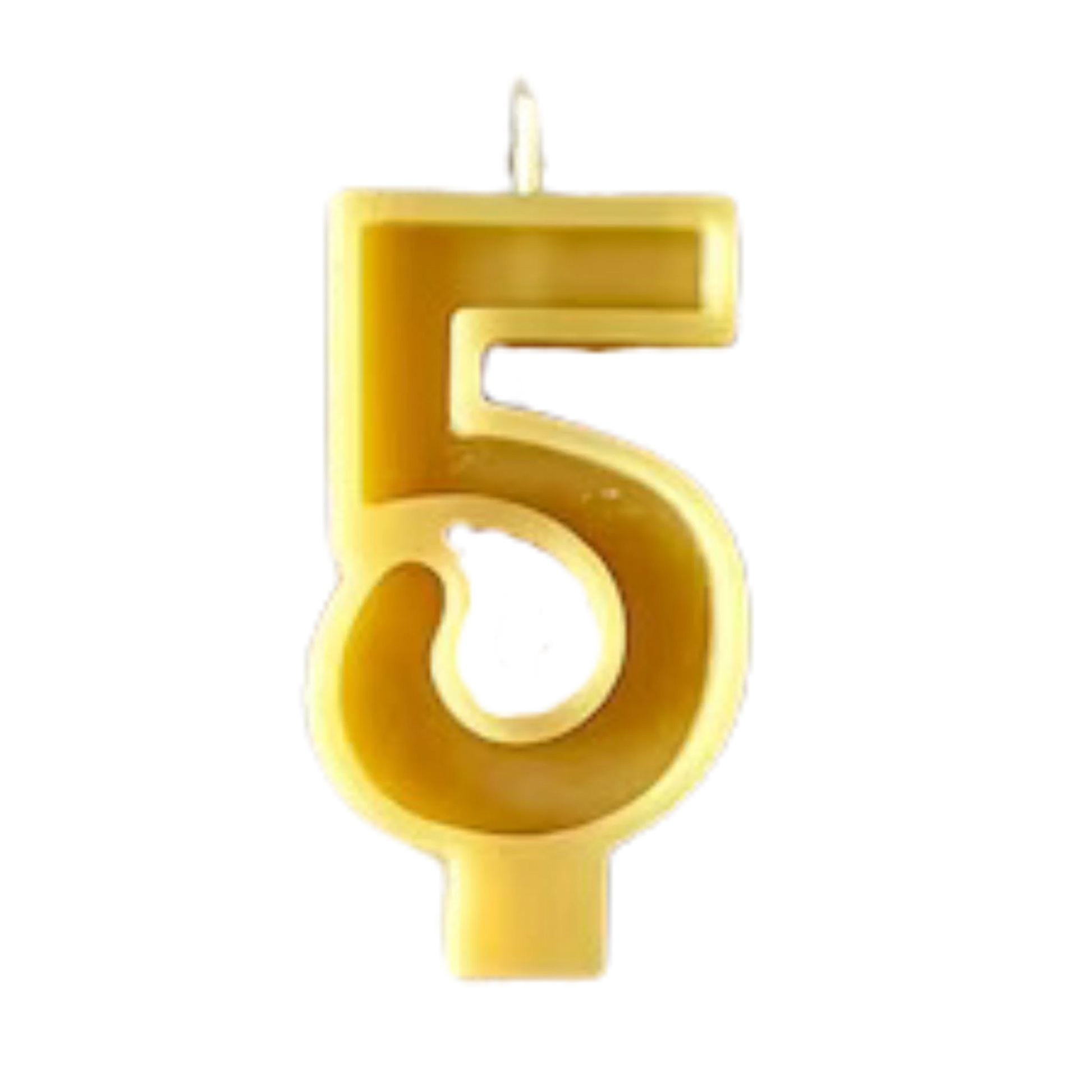 Guilt-Free Celebrations with Beeswax Number Candles in Plastic-Free Packaging.