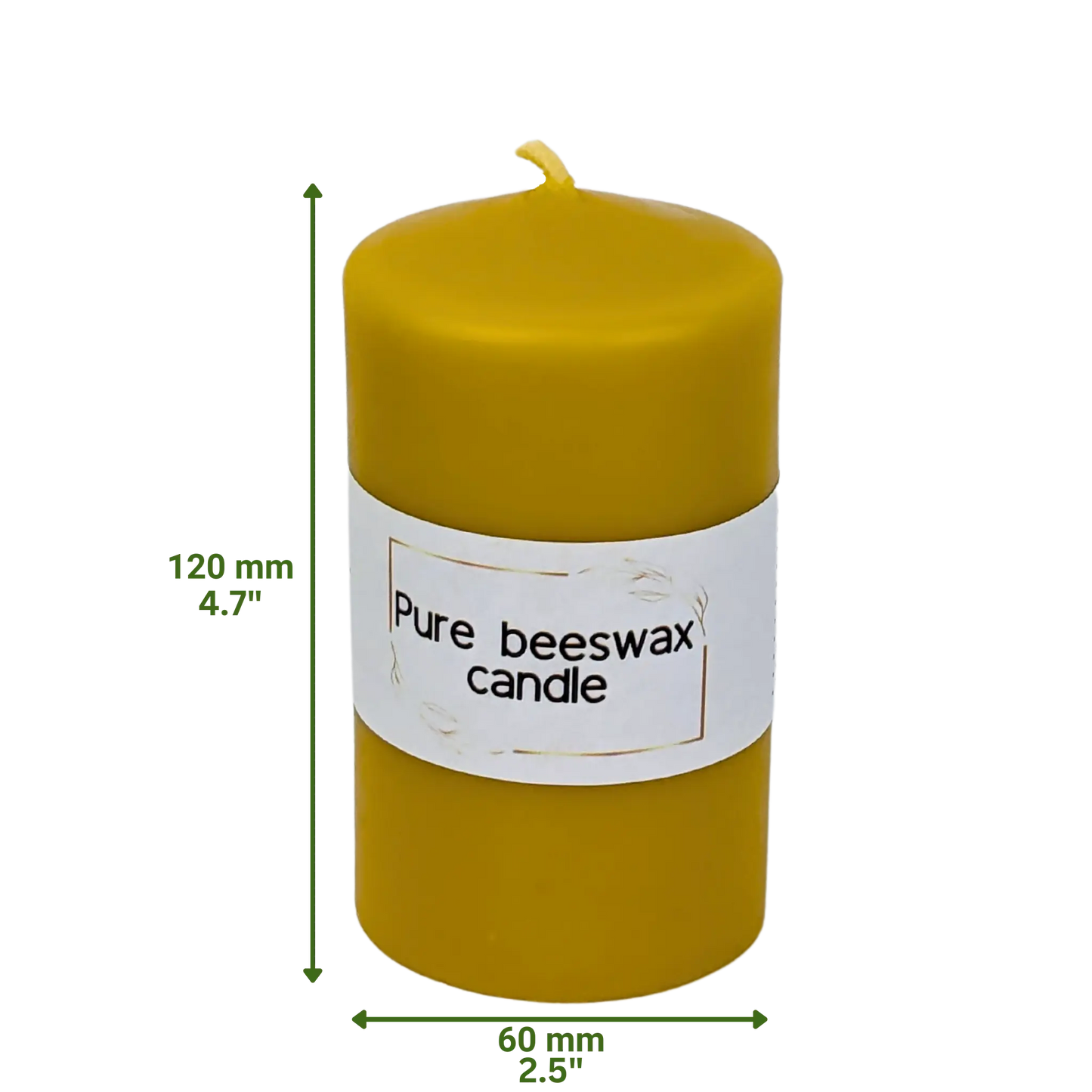 Sustainable Church Candle Set, Natural Beeswax, Smokeless Burn, Perfect for Sacred Spaces.