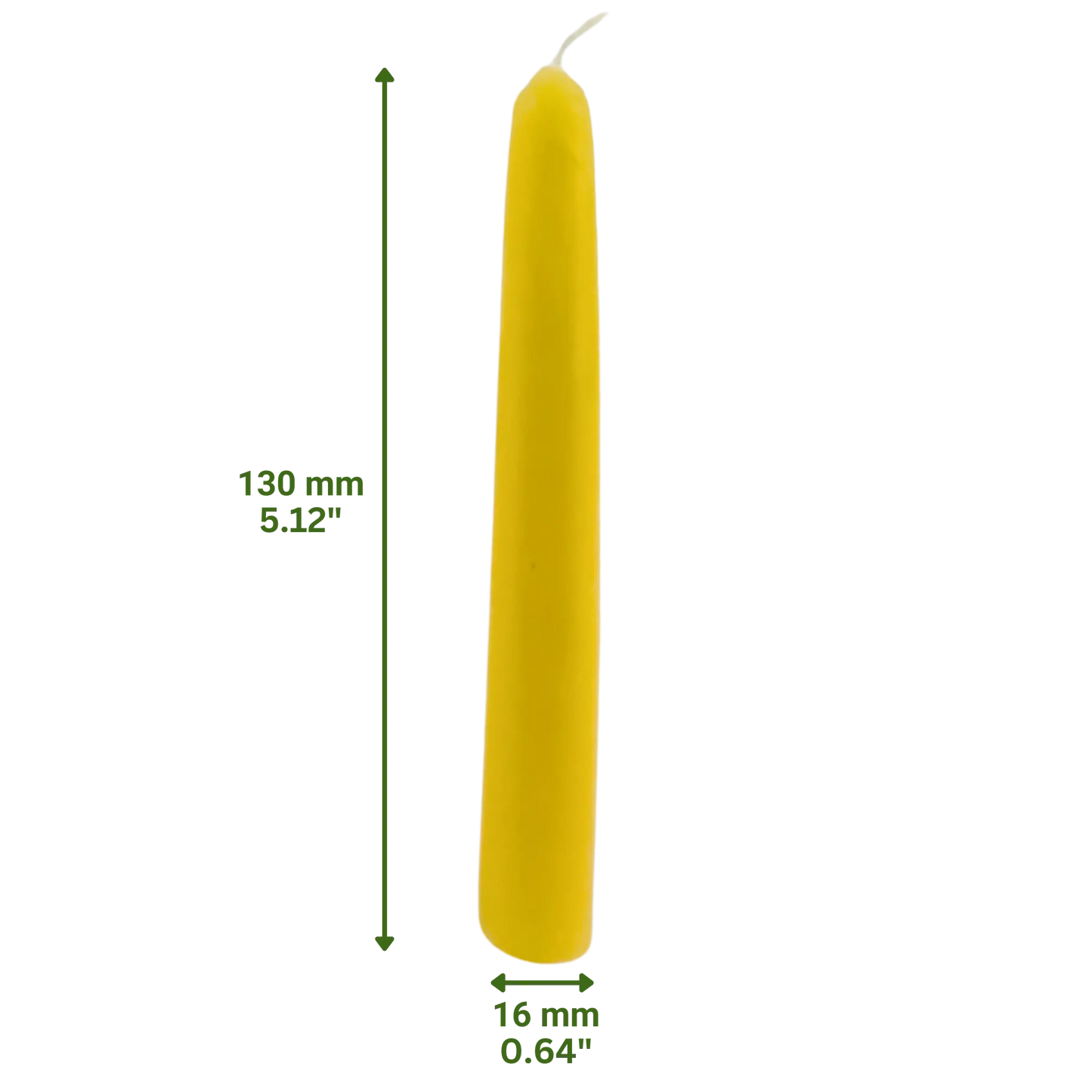 Pure Beeswax Dinner Candles with Natural Golden Glow for Intimate Gatherings