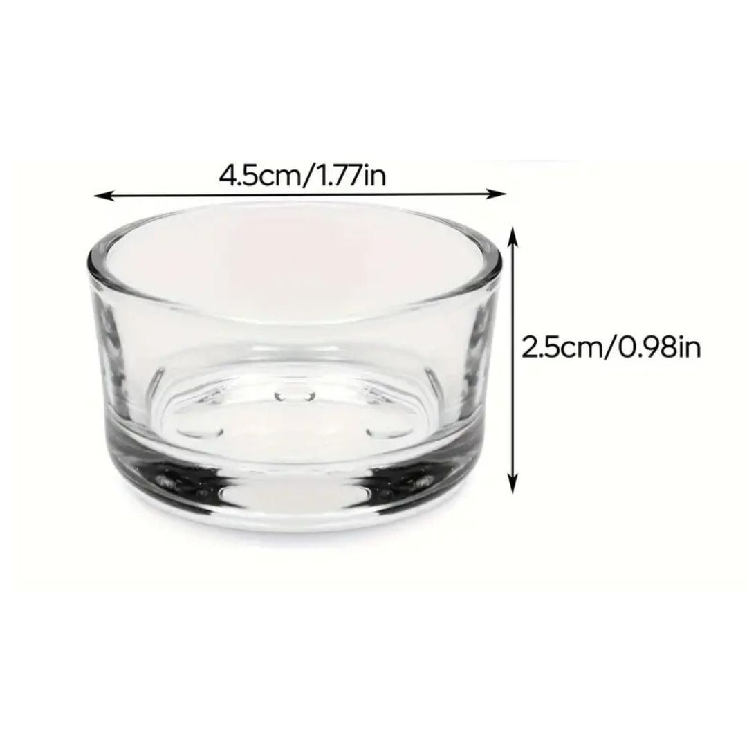 Round tea light candle cup ideal for weddings and parties
