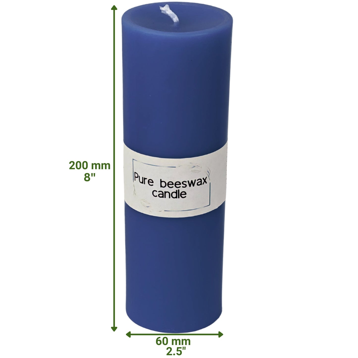 Pure Beeswax Pillar Candles