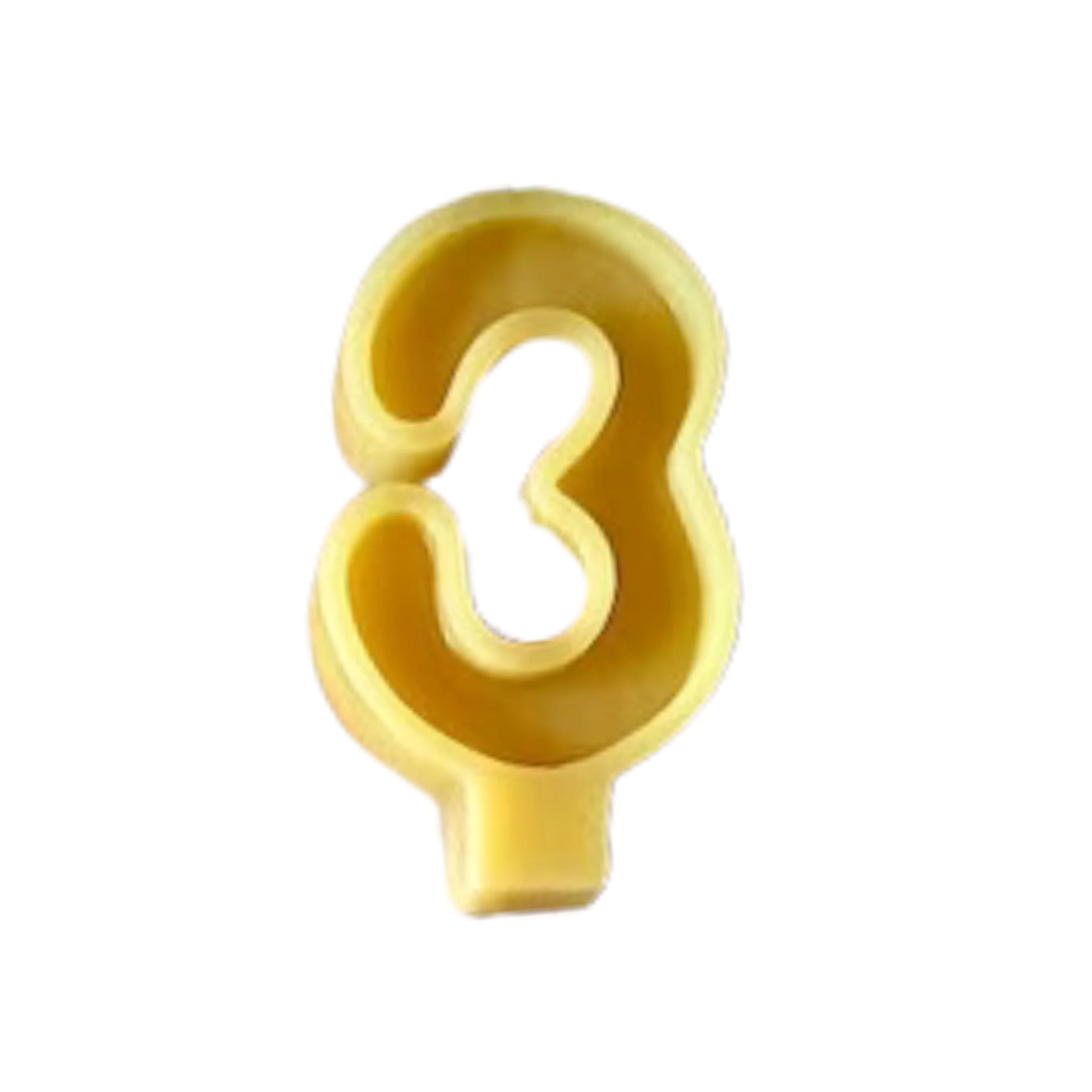 Biodegradable Number Candles Made from Beeswax for a Clean Burn