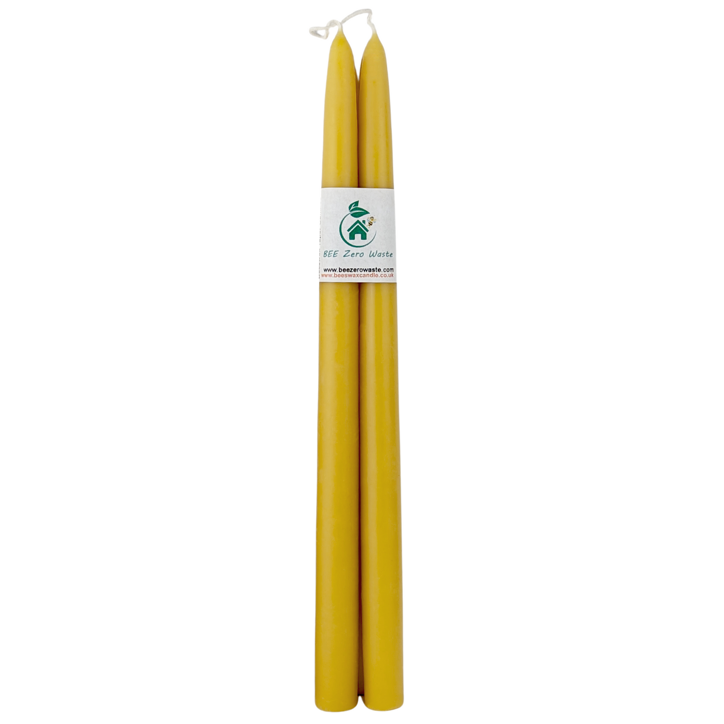 Wholesale Hand-Dipped Beeswax Taper Candles - Pair (2 Candles)