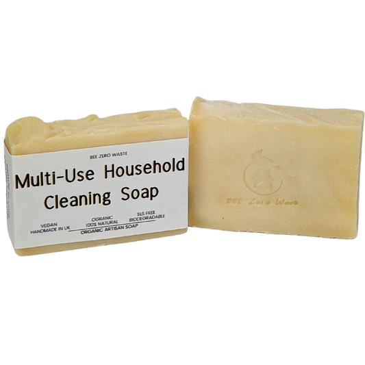 Versatile all-natural cleaning soap bar, perfect for eco-conscious households, offering a chemical-free solution to kitchen and bathroom cleaning.