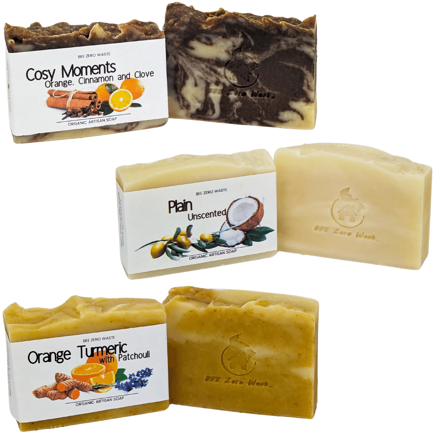 Sustainable Bathing Experience with Floral, Herbal, Citrus Natural Soap Bars - Palm Oil-Free.
