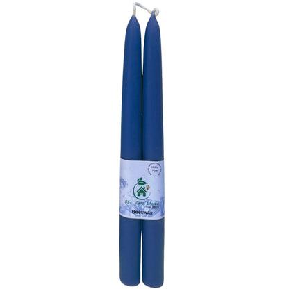 Hand-Dipped Beeswax Taper Candles - Pair (2 Candles)