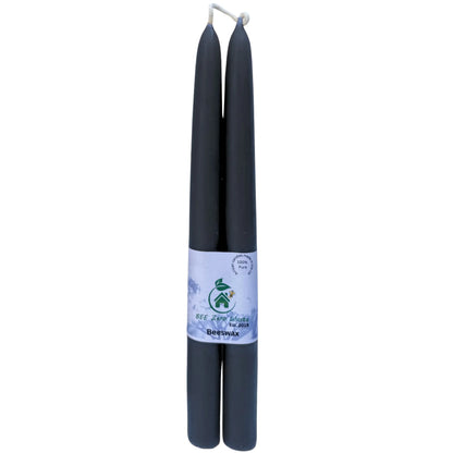 Hand-Dipped Beeswax Taper Candles - Pair (2 Candles)