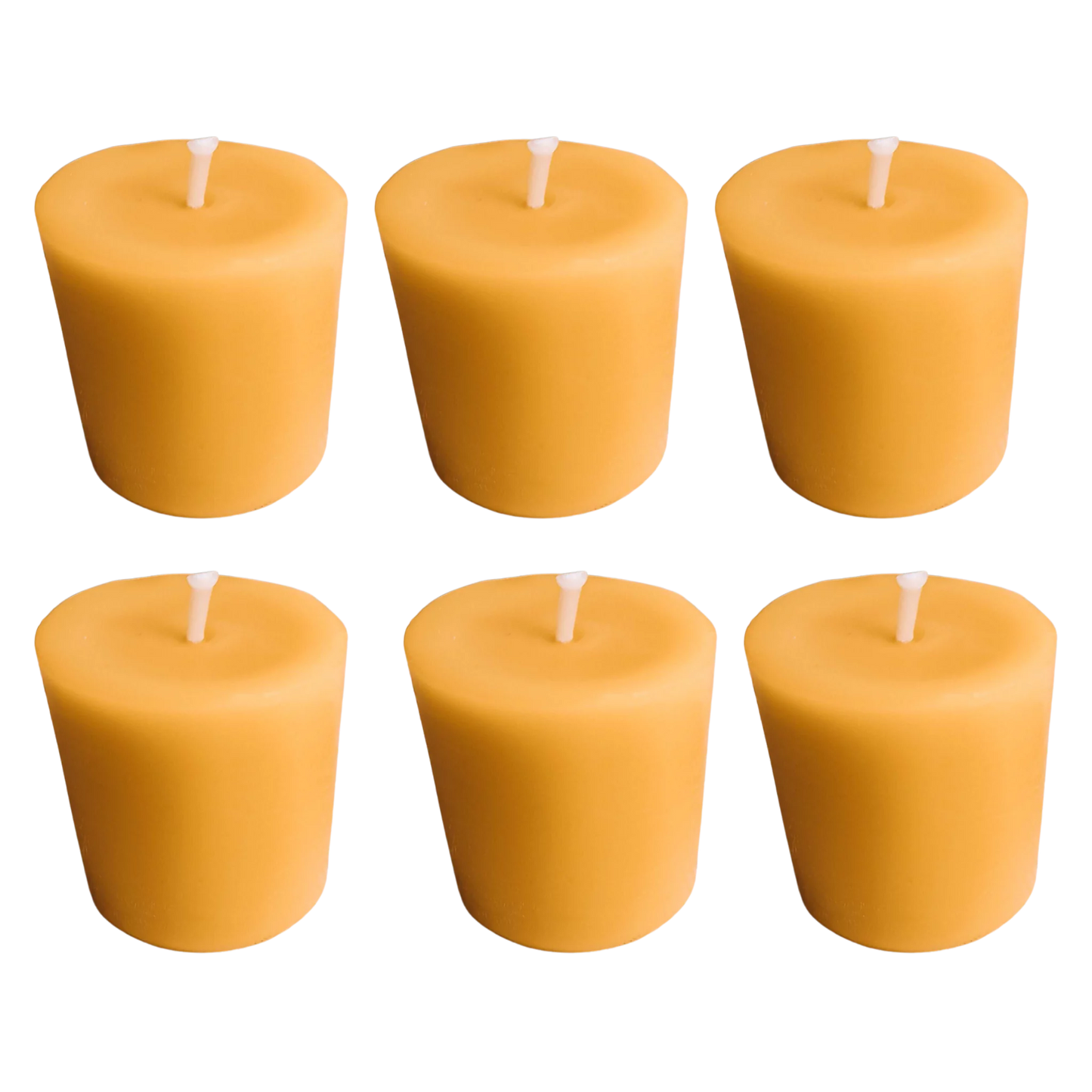 Sustainably sourced beeswax votives, crafted for a serene burn, ideal for creating a tranquil and inviting space