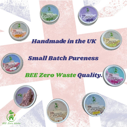 Breathable moisture barrier cream with pure beeswax, protective skincare for all skin types, handmade in UK.