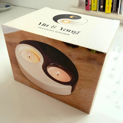 Yin Yang Tealight Candle Holder