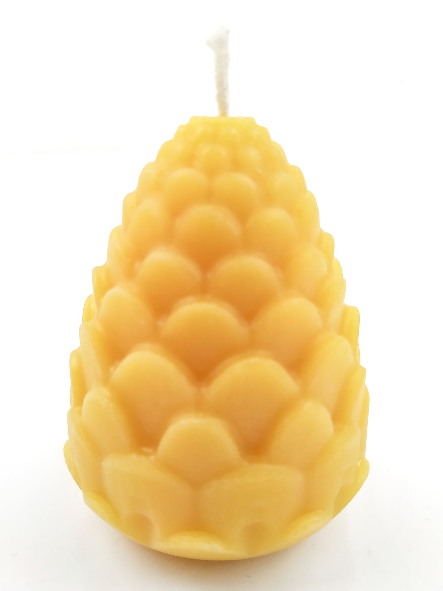 Beeswax candle, pine cone shape, 100% pure beeswax candles, natural wax, plastic free, votive, candles, tapers, pillar