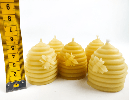 BEESWAX CANDLE , Beehive shape , bee candles, natural bees products, bees wax votive, dinner candle, tealights