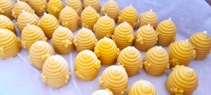 BEESWAX CANDLE , Beehive shape , bee candles, natural bees products, bees wax votive, dinner candle, tealights