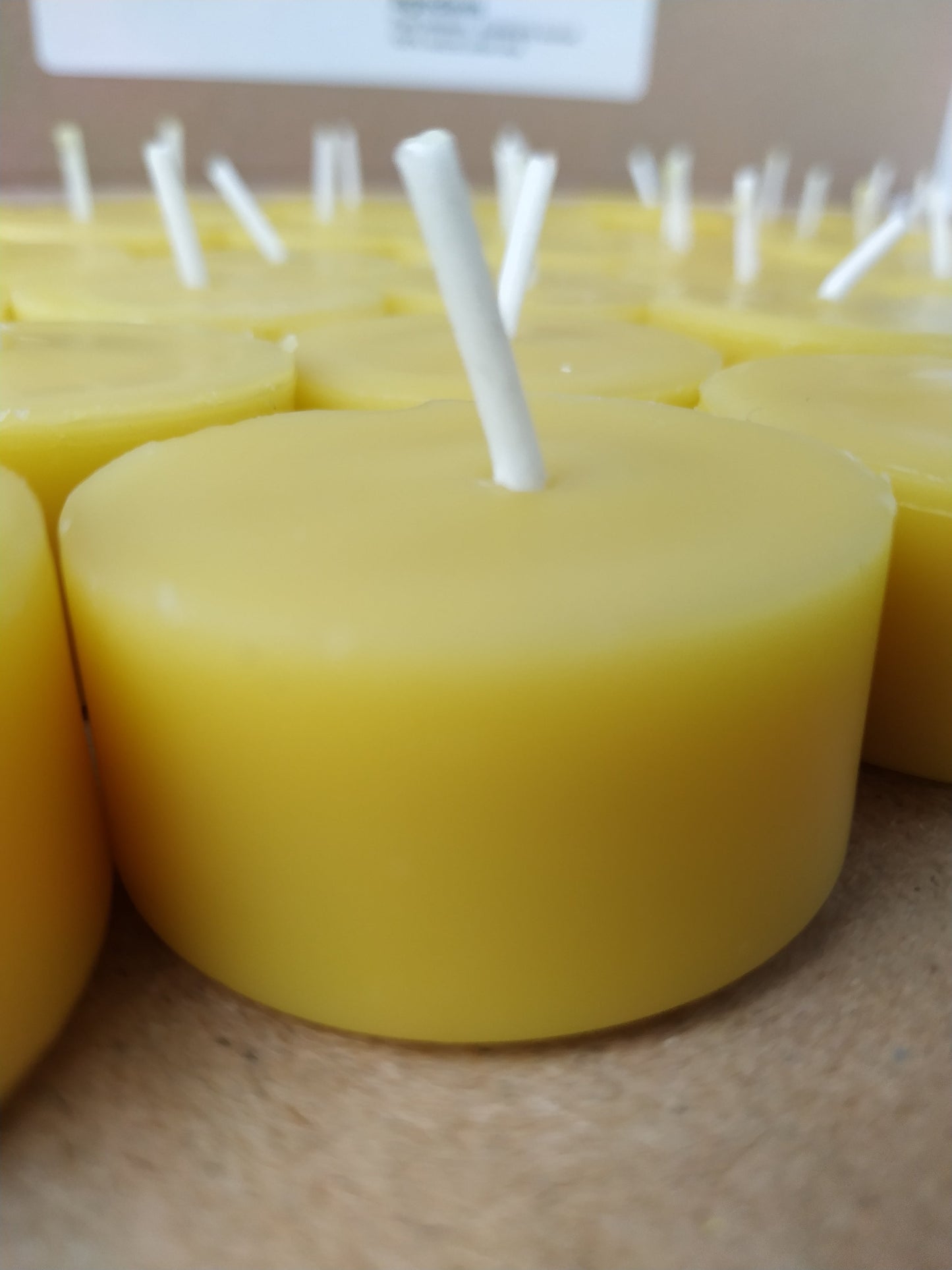 PURE Beeswax tealights, Hand poured, natural tea candles, 100% beeswax-various packs & refills - BEE Zero WastePURE Beeswax tealights, Hand poured, natural tea candles, 100% beeswax-various packs & refills - BEE Zero Waste